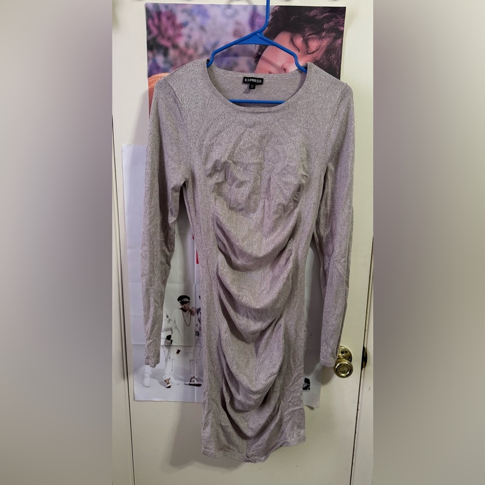Elegant Lavender Ruched Women's Top
